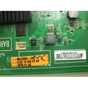 MAIN PARA TV LG / NUMERO DE PARTE EBR61369607 / 61369607 / EAX64290501(0) / PANEL LC550WUD (SC)(A2) / MODELO 55LK520-UA.AUSYLJR